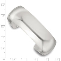 Load image into Gallery viewer, Sterling Silver Polished 20mm Domed Cuff Bangle
