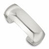 Sterling Silver Polished 20mm Domed Cuff Bangle