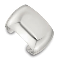 Load image into Gallery viewer, Sterling Silver Polished 40mm Domed Cuff Bangle
