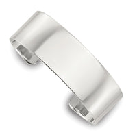 Load image into Gallery viewer, Sterling Silver Polished 20mm Flat Cuff Bangle

