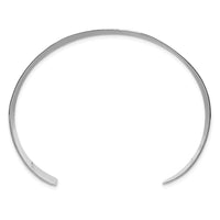 Load image into Gallery viewer, Sterling Silver Polished 40mm Flat Cuff Bangle
