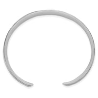 Load image into Gallery viewer, Sterling Silver Polished 15mm Concave Cuff Bangle
