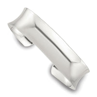 Load image into Gallery viewer, Sterling Silver Polished 15mm Concave Cuff Bangle

