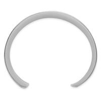 Load image into Gallery viewer, Sterling Silver Polished 25mm Concave Cuff Bangle
