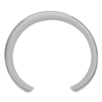 Load image into Gallery viewer, Sterling Silver Polished 30mm Concave Cuff Bangle
