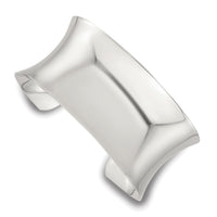 Load image into Gallery viewer, Sterling Silver Polished 30mm Concave Cuff Bangle
