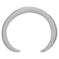 Load image into Gallery viewer, Sterling Silver Polished 40mm Concave Cuff Bangle
