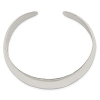 Load image into Gallery viewer, Sterling Silver Solid Polished Plain Cuff Bangle Bracelet

