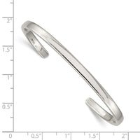 Load image into Gallery viewer, Sterling Silver 4mm Cuff Bangle
