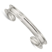 Load image into Gallery viewer, Sterling Silver 8.5mm Cuff Bangle
