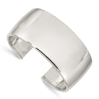 Load image into Gallery viewer, Sterling Silver 30mm Cuff Bangle Bracelet
