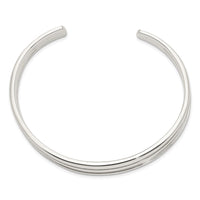 Load image into Gallery viewer, Sterling Silver Cuff Bangle Bracelet

