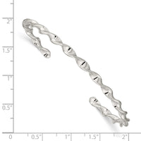 Load image into Gallery viewer, Sterling Silver Twist Cuff Bangle

