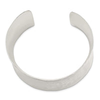 Load image into Gallery viewer, Sterling Silver 39.5mm Hammered Cuff Bangle
