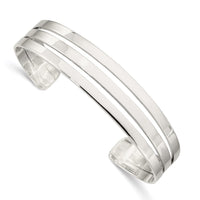 Load image into Gallery viewer, Sterling Silver Polished Cuff Bangle
