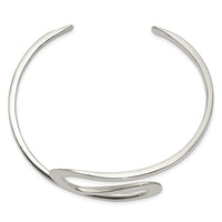 Load image into Gallery viewer, Sterling Silver Abstract Cuff Bangle
