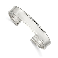 Load image into Gallery viewer, Sterling Silver 10mm Polished Cuff Bangle
