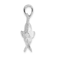 Load image into Gallery viewer, De-Ani Sterling Silver Rhodium-Plated Polished Skipjack Tuna Fish Pendant
