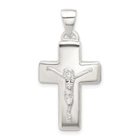 Load image into Gallery viewer, Sterling Silver Polished Crucifix Cross Pendant
