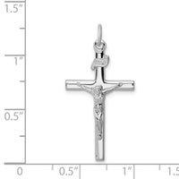 Load image into Gallery viewer, Sterling Silver Rhodium-plated INRI Crucifix Pendant
