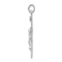 Load image into Gallery viewer, Sterling Silver Rhodium-plated INRI Crucifix Pendant
