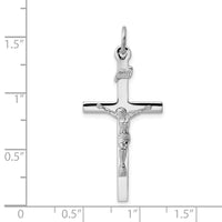 Load image into Gallery viewer, Sterling Silver Rhodium-plated INRI Crucifix Pendant
