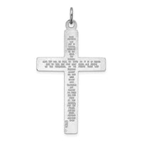Load image into Gallery viewer, Sterling Silver Rhodium-plated Crucifix Pendant
