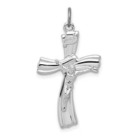 Load image into Gallery viewer, Sterling Silver Rhodium-plated INRI Crucifix Pendant
