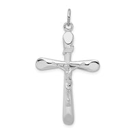 Load image into Gallery viewer, Sterling Silver Rhodium-plated INRI Crucifix Pendant
