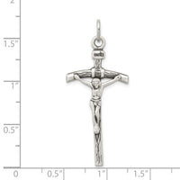 Load image into Gallery viewer, Sterling Silver Antiqued Crucifix Pendant
