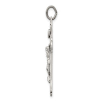 Load image into Gallery viewer, Sterling Silver Antiqued INRI Crucifix Pendant
