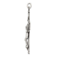 Load image into Gallery viewer, Sterling Silver Antiqued INRI Crucifix Pendant
