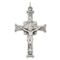 Load image into Gallery viewer, Sterling Silver Antiqued INRI Crucifix Pendant
