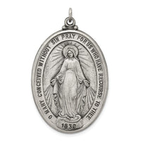 Load image into Gallery viewer, Sterling Silver Antiqued Miraculous Medal

