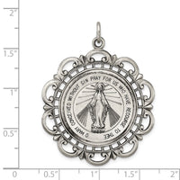 Load image into Gallery viewer, Sterling Silver Antiqued Miraculous Medal
