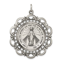Load image into Gallery viewer, Sterling Silver Antiqued Miraculous Medal
