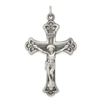 Load image into Gallery viewer, Sterling Silver Antiqued INRI Crucifix Pendant
