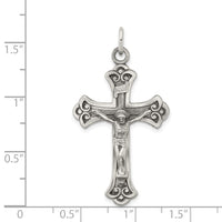 Load image into Gallery viewer, Sterling Silver Antiqued INRI Crucifix Pendant
