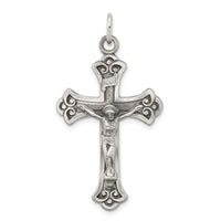 Load image into Gallery viewer, Sterling Silver Antiqued INRI Crucifix Pendant
