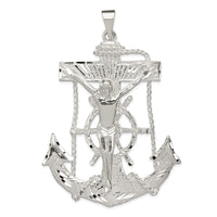 Load image into Gallery viewer, Sterling Silver Mariner Cross Pendant
