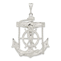 Load image into Gallery viewer, Sterling Silver Mariner Cross Pendant
