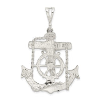 Load image into Gallery viewer, Sterling Silver Mariner Cross Pendant

