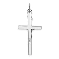 Load image into Gallery viewer, Sterling Silver Rhodium-plated &amp; 18k Gold-plated Crucifix Pendant
