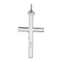 Load image into Gallery viewer, Sterling Silver Rhodium-plated Crucifix Pendant
