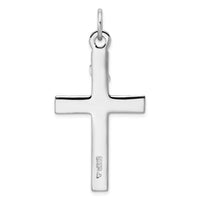 Load image into Gallery viewer, Sterling Silver Rhodium-plated &amp; 18k Gold-plated Crucifix Pendant

