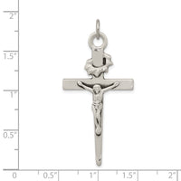 Load image into Gallery viewer, Sterling Silver Antiqued Crucifix Pendant
