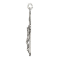 Load image into Gallery viewer, Sterling Silver Antiqued INRI Crucifix Pendant
