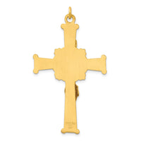 Load image into Gallery viewer, Sterling Silver &amp; 24k Gold-plated INRI Crucifix Pendant
