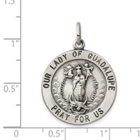 Load image into Gallery viewer, Sterling Silver Our Lady of Guadalupe Medal
