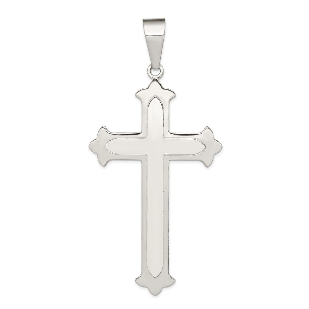 Sterling Silver Polished Cross Pendant